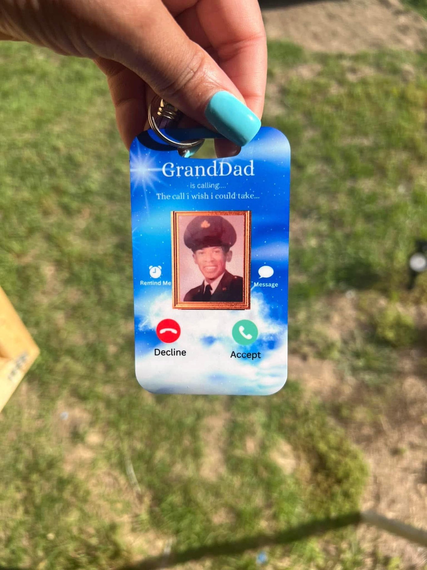 Memorial keychain