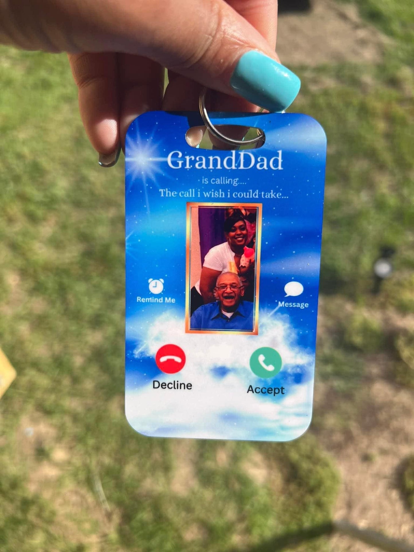 Memorial keychain
